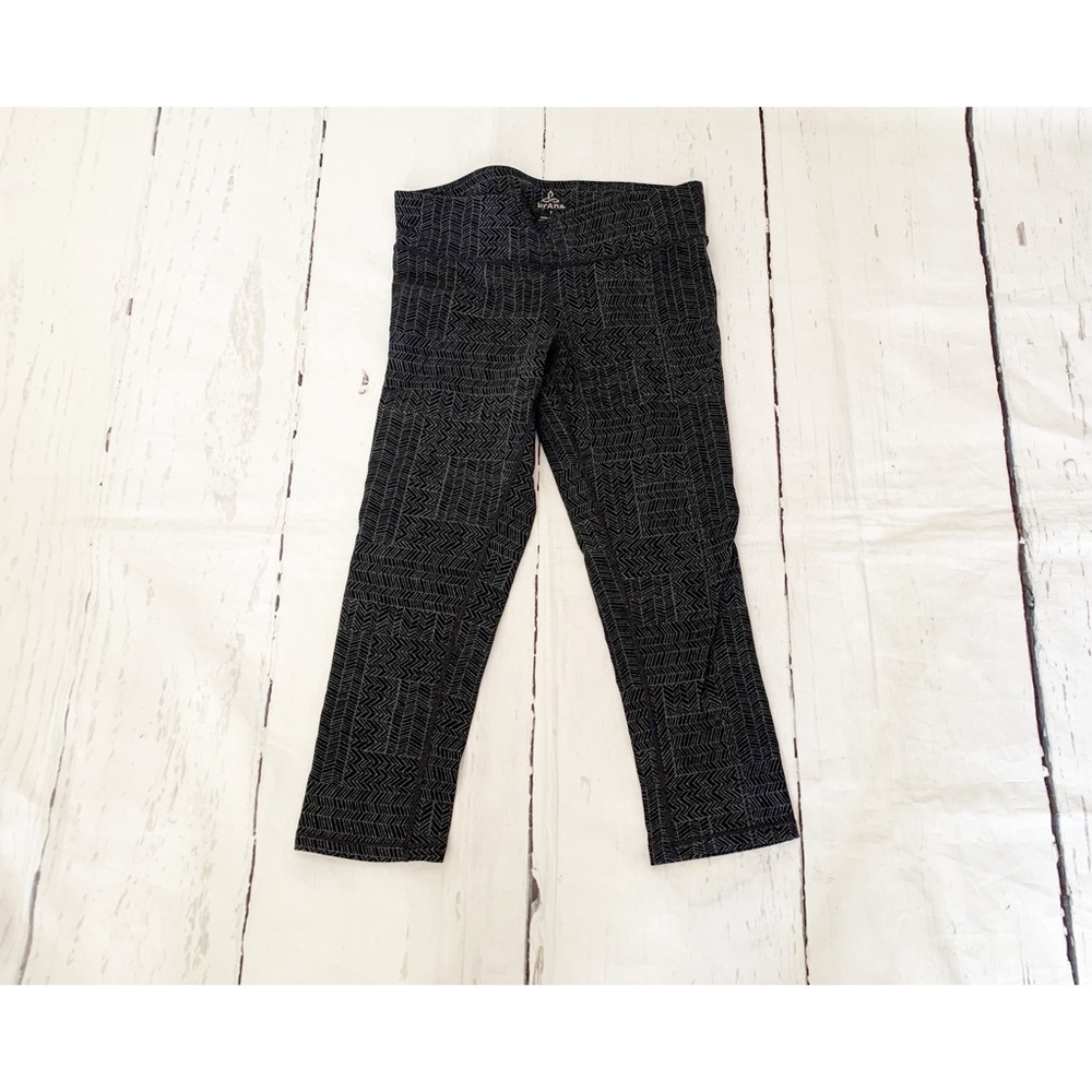 Prana Charcoal Gray Capri Leggings Size Small